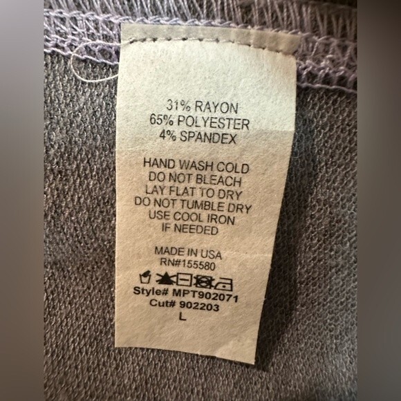 NWT Free People FP Movement Revolve Star Print Joggers Loungewear Size L - Picture 8 of 8